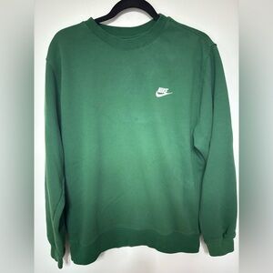 Nike Men's Classic Green Crewneck Sweater